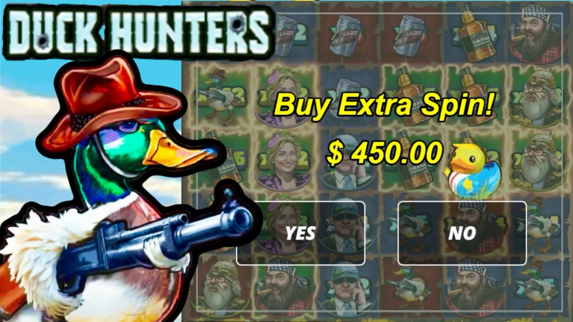 Respinning everything to zero on Duck Hunters.