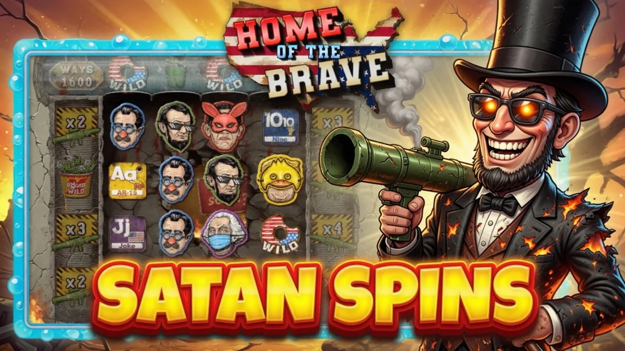 I try Home of the Brave Satan Spins in search of a MAX WIN.